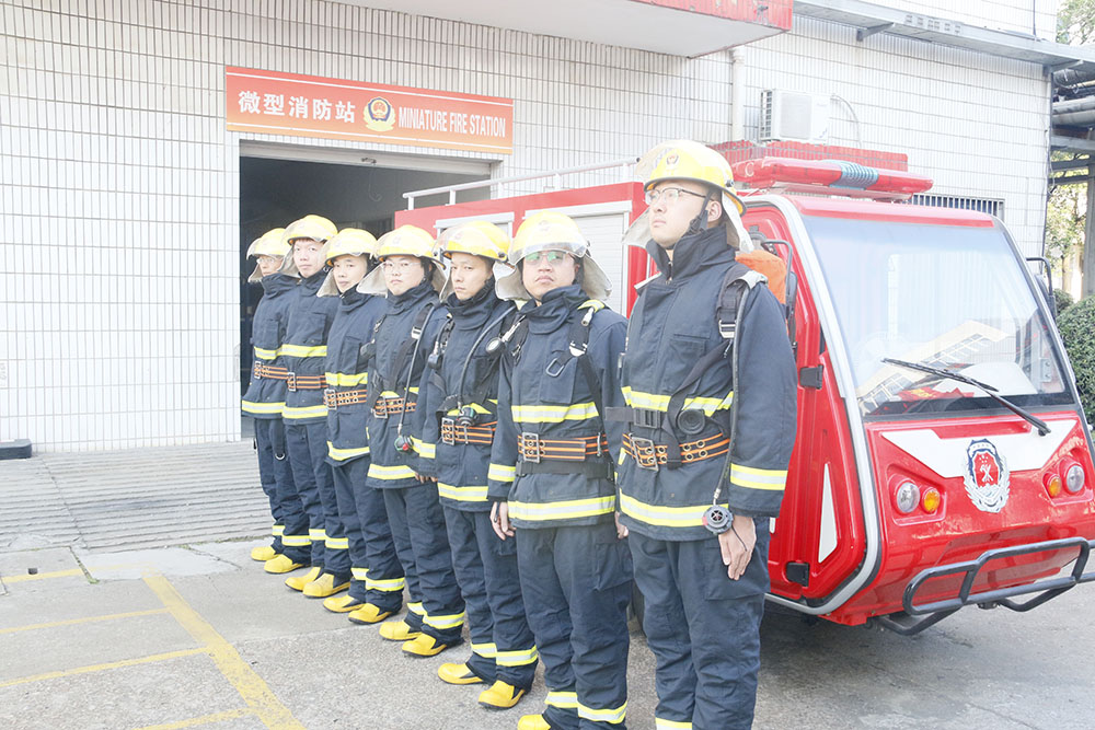 公司義務消防隊：防范火災風險  建設美好江山